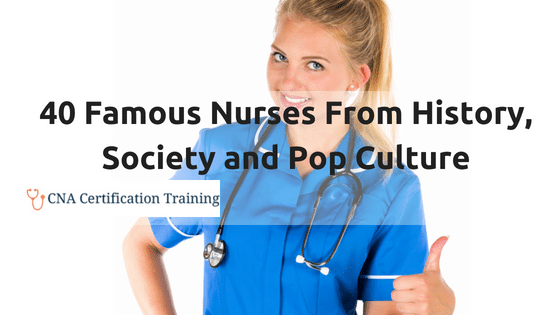 famous nurses-Nurse wearing stethoscope
